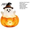 Autumn Seasonal Home Decor Halloween Cute Light Up Ghost Decoration, Small Statue Night Light, LED for Kids Room Resin Table Decoration Indoor,
