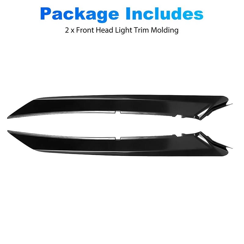 1 Pair Front Bumper Grille Headlight Lower Trim Cover For Toyota Camry Se Xse 2018 2019 2020 2021 2022 5271306100 5271206100