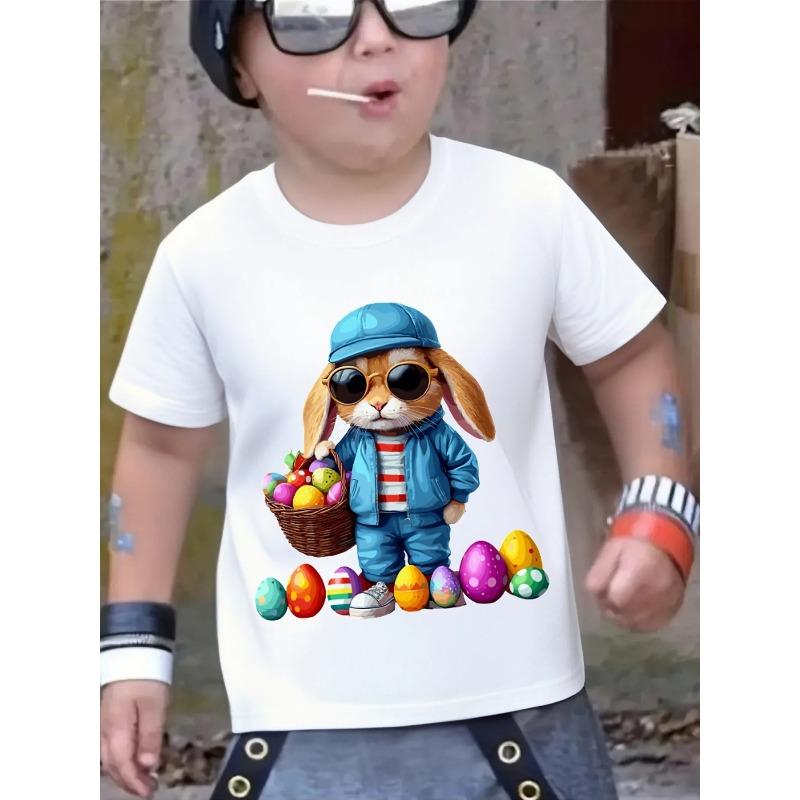 European sizes Little Boys T-Shirt Soft And Comfortable Everyday Top, Suitable for Home, Outdoor, And Sports Activities, Comfortable And Breathable