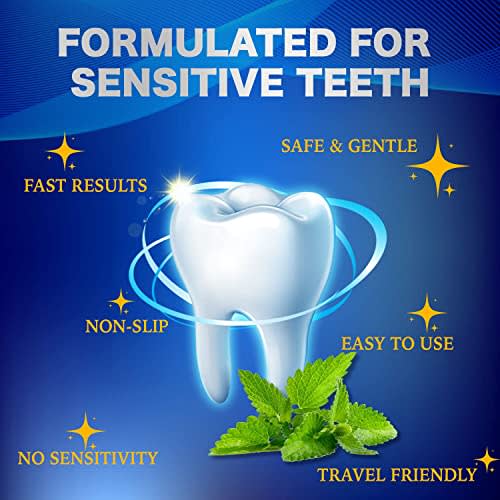 Teeth Whitening Strip, 28 Sensitivity Free Whitening Strips, Peroxide Free, 14 Treatments for Teeth Whitening, Professional and Safe Teeth Whitening S