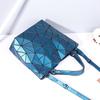 Creative Geometric Diamond Handbags Bucket Women Fashion Luminous Portable Shoulder Messenger Bag