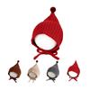 Warm Infant Beanie Cap Solid Color Winter Baby Hat Cute Baby Knitted Hat