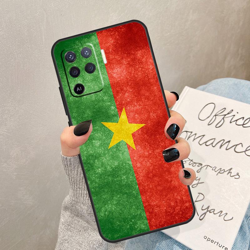 Burkina Faso Flagge Hülle Für Oppo A78 A98 A18 A38 A58 A60 A80 A40 A77 A57 A17 A74 A54 A94 A96 A76 A16 A15 A5 Pro