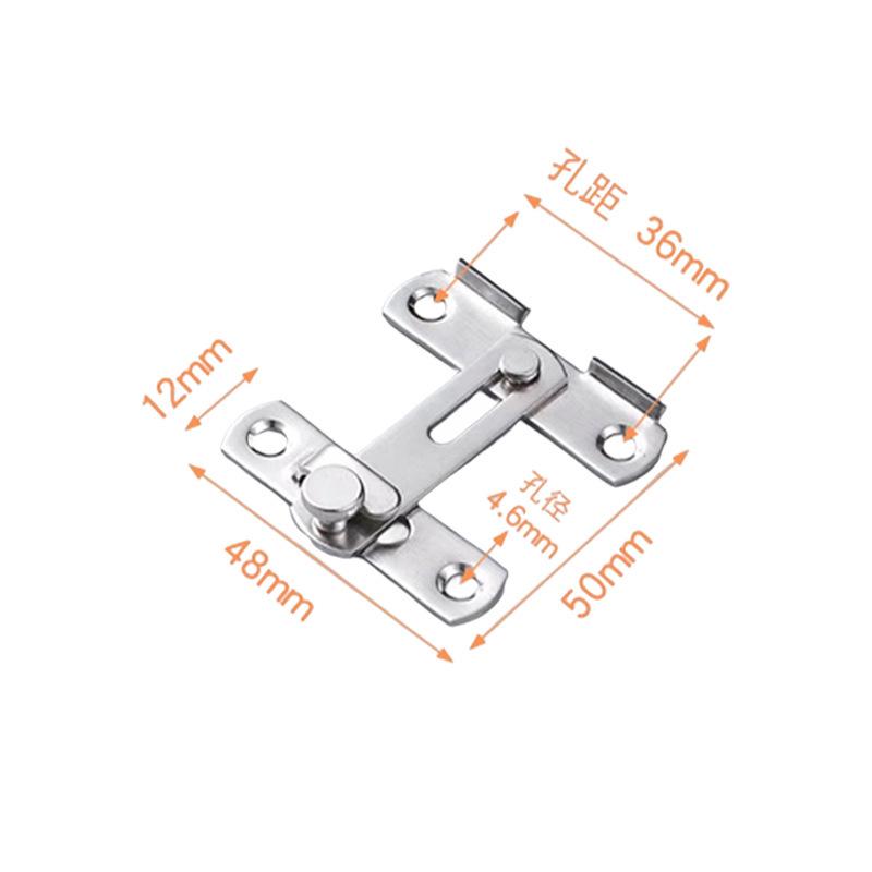 Punch-Free 90° Door Latch – Sliding Door Stainless Steel Lock & Bolt with Free Shipping