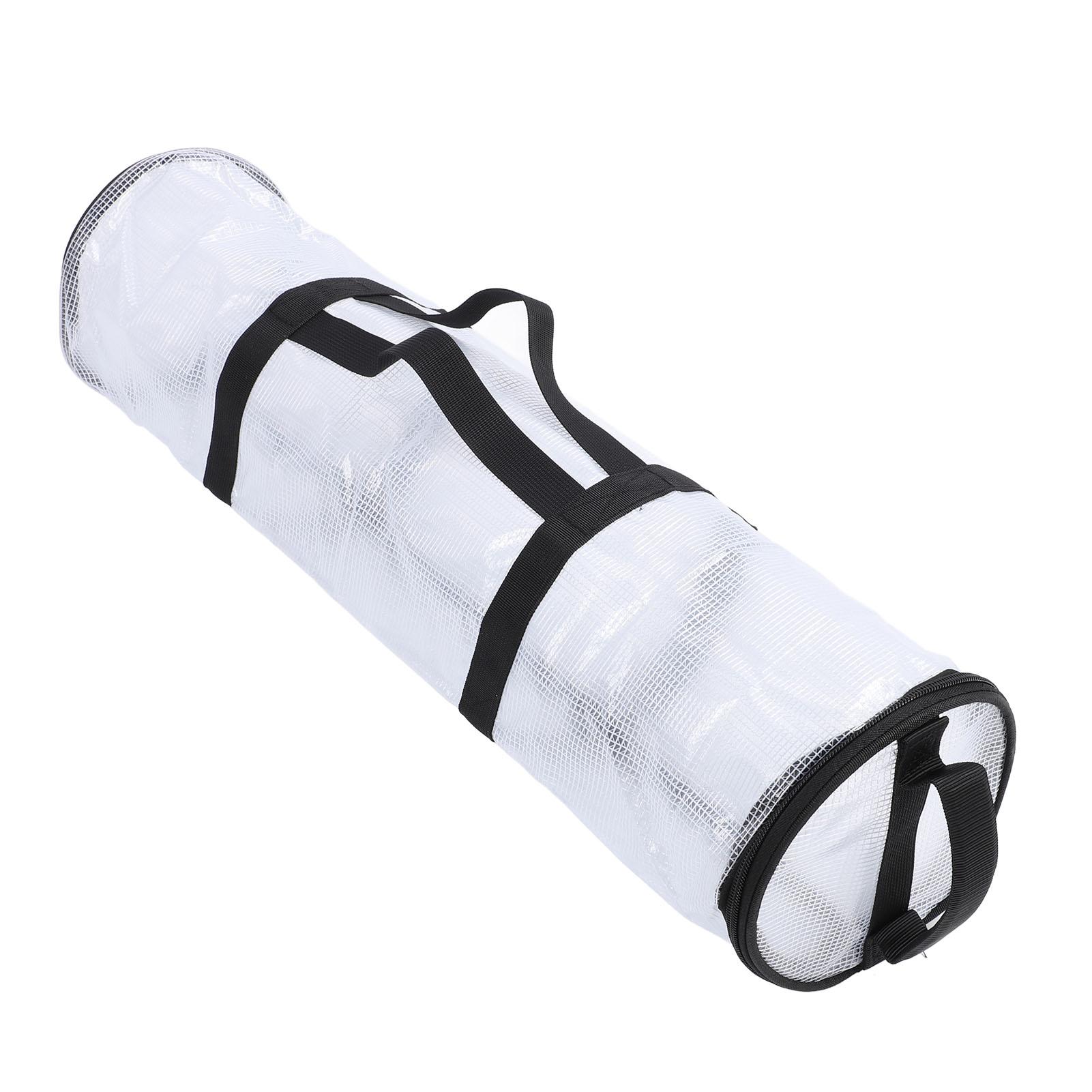 Wrapping Paper Storage Bag Large Capacity Transparent Foldable Reusable Water Proof Portable прозрачный белый 1440₽