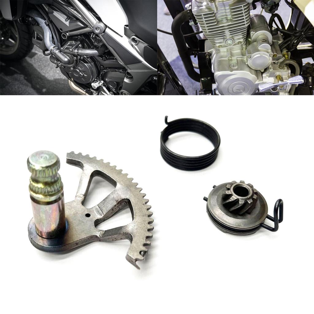 Kickstart Shaft Sleeve Gear Spring Fit for KTM 50 50SX Kick Start Shaft Gear Idle Gear Kick Starter Spring Assembly Set