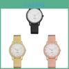 Ladies Diamond Embellished Luminous Quartz Watch With Silicone Band For Casual Wear