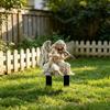 Retro Angel Garden Stake, Angel Playing The Violin 2D Acrylic Decoration, Waterproof Yard Art Stake for Outdoor Lawn Planter Decor Gift Idea