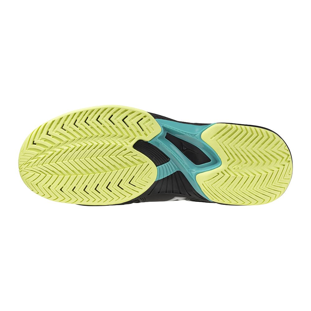 Tennis Shoes Wave Exceed 5 AC All Court Club Activities Lightweight Soft Tennis Hard Tennis Black x White x Yellow cm 4E [Mizuno] 27.0