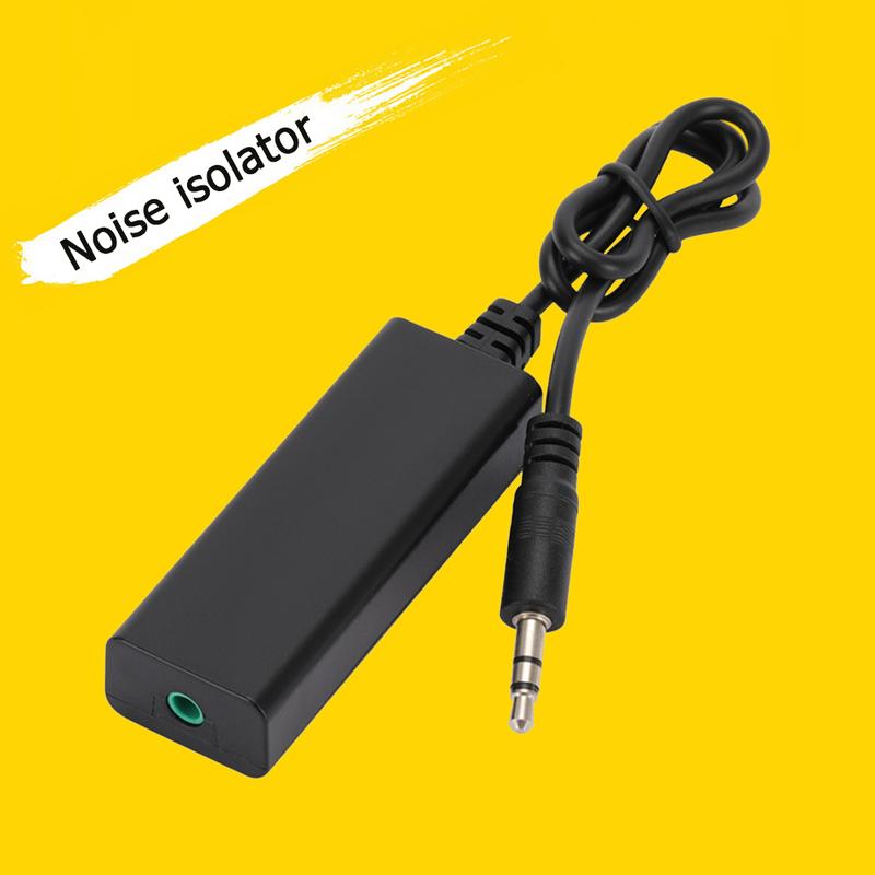 Portable Audio Cable Anti-interference Clear Sound Audio Noise Filter Plug and Play for Car Audio Home Stereo System