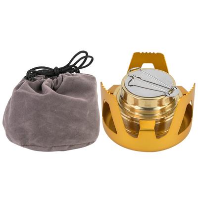Outdoor Portable Ultra Light Mini Cooking Spirit Burner Alcohol Fuel Stove BBQ Camping