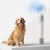 Adjustable Pet Blow Dryer Brush with 3 Temperature Setting, Blue, Yellow, and Red Indicators Light, Low or High Airflows, and Styling Nozzles