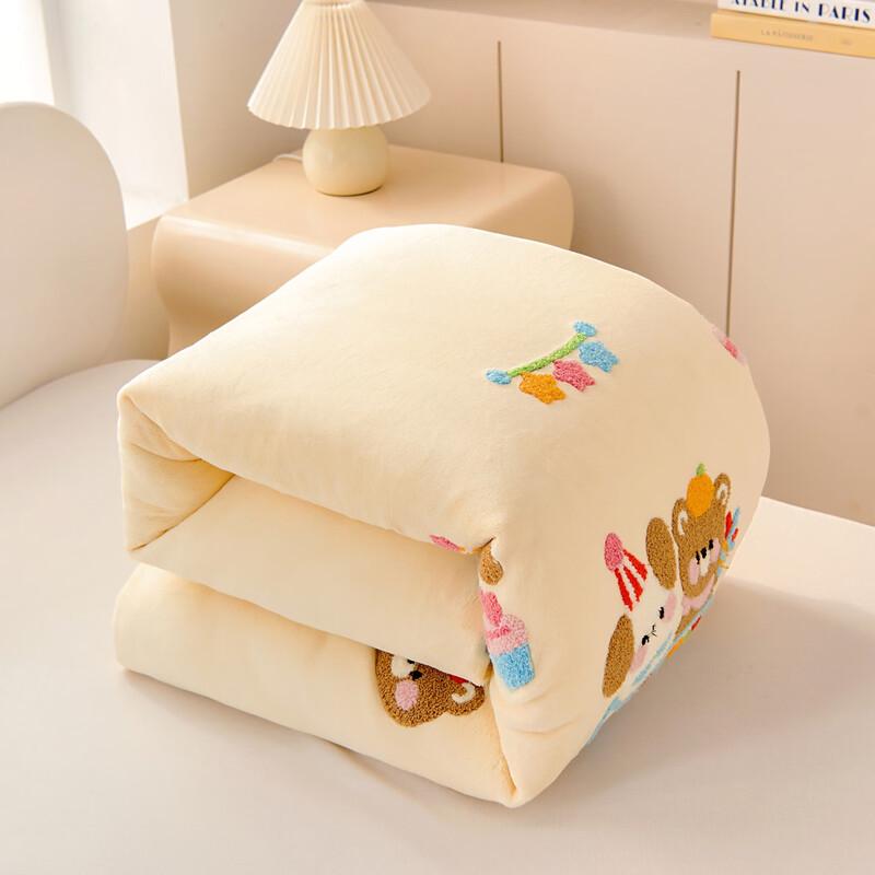LISM Dinosaur Team Milk Velvet Soy Fiber Kids Quilt