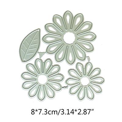 DIY Flowers Metal Cutting Dies Stencil Scrapbooking Album Paper Card Template Mold Embossing Decoration