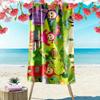 Teletubbies Print Beach Towel, Large Soft Quick Dry Towel for Beach Camping Swimming