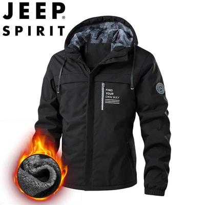 JEEP SPIRIT Men's Hooded Warm Padded Jacket