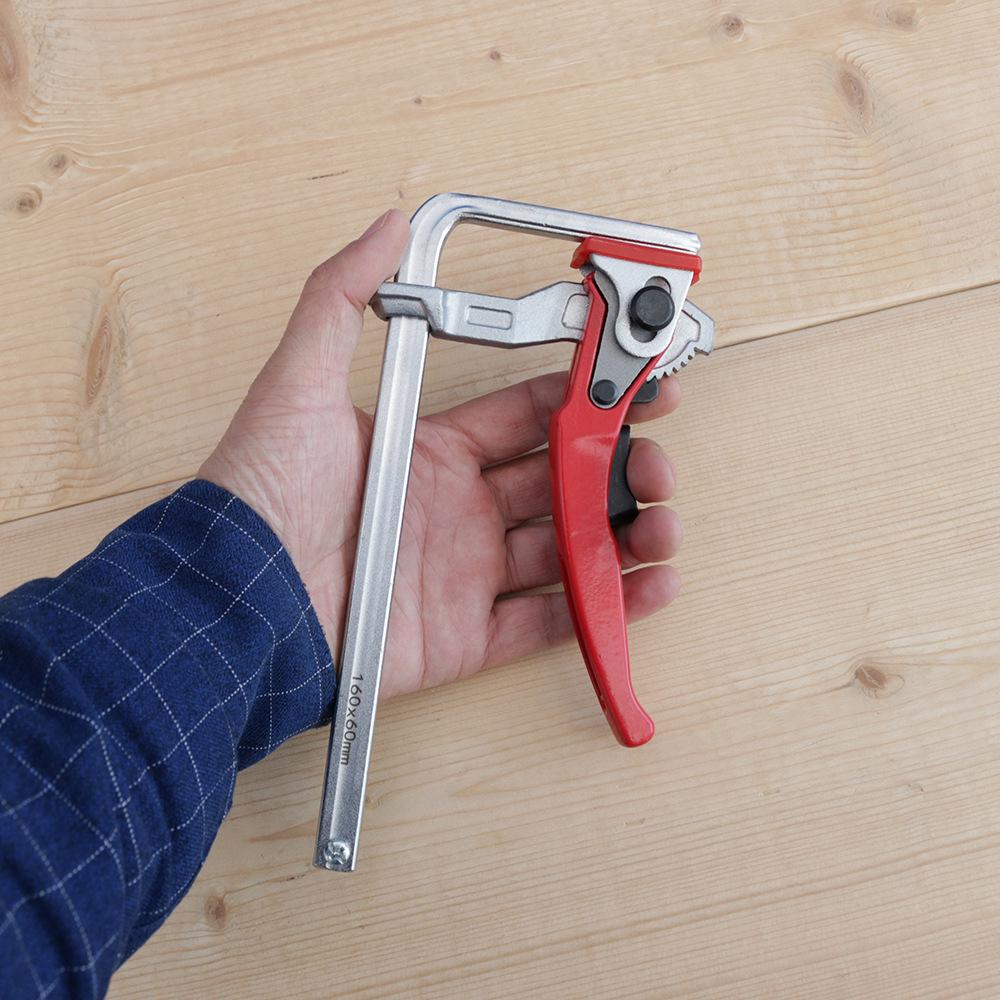 Quick Ratchet Track Clamp Compatible with Festo & Makita for Woodworking