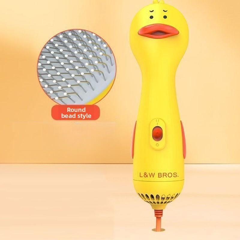 Dog Hair Dryer Multifunctional Pet Comb Hair Portable Pet Blow Hair Dryer Brush Dog Cat Grooming Dryer Blower Dog Supplies жёлтый