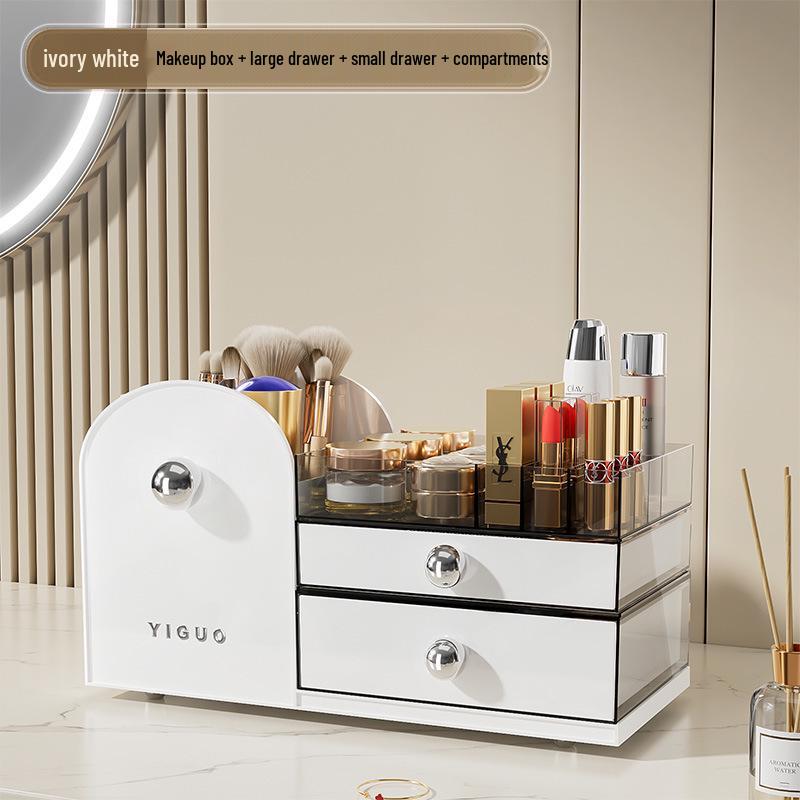 

Large Capacity Skincare and Cosmetic Organizer with Drawers See product details for size