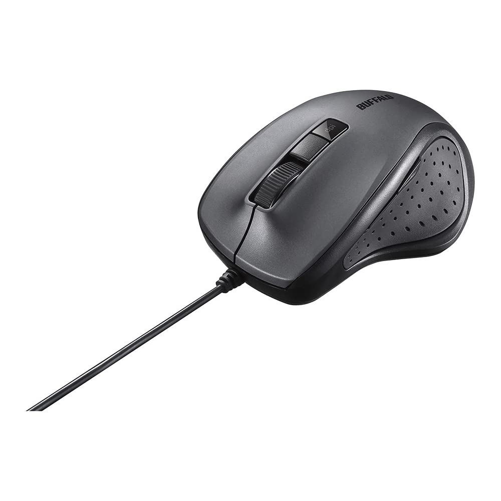 

Buffalo Wired BlueLED Silent 5 Button Black BSMBU305VBBK Antibacterial/Antiviral