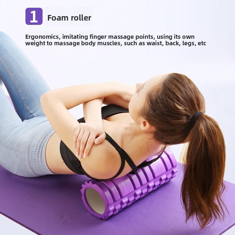 33cmEVA Hollow Spike Yoga Column Hollow Foam Axis Balance Bar Pilates Yoga Column
