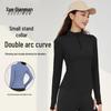 Women's Half-Zip Long Sleeve Yoga & Fitness Top