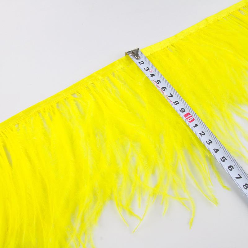 Ostrich Feathers for DIY Jewelry, Clothing Accessories, Cuffs, and Skirt Decoration