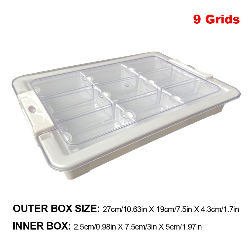 42/50/78 Grids Diamond Painting Bead Storage Container Diamond Art Bead Organizer Box Diamond Painting Plastic Storage Box