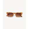 Machete Ruby Sunglasses In Dark Tortoise Stripe Mod Tortoise