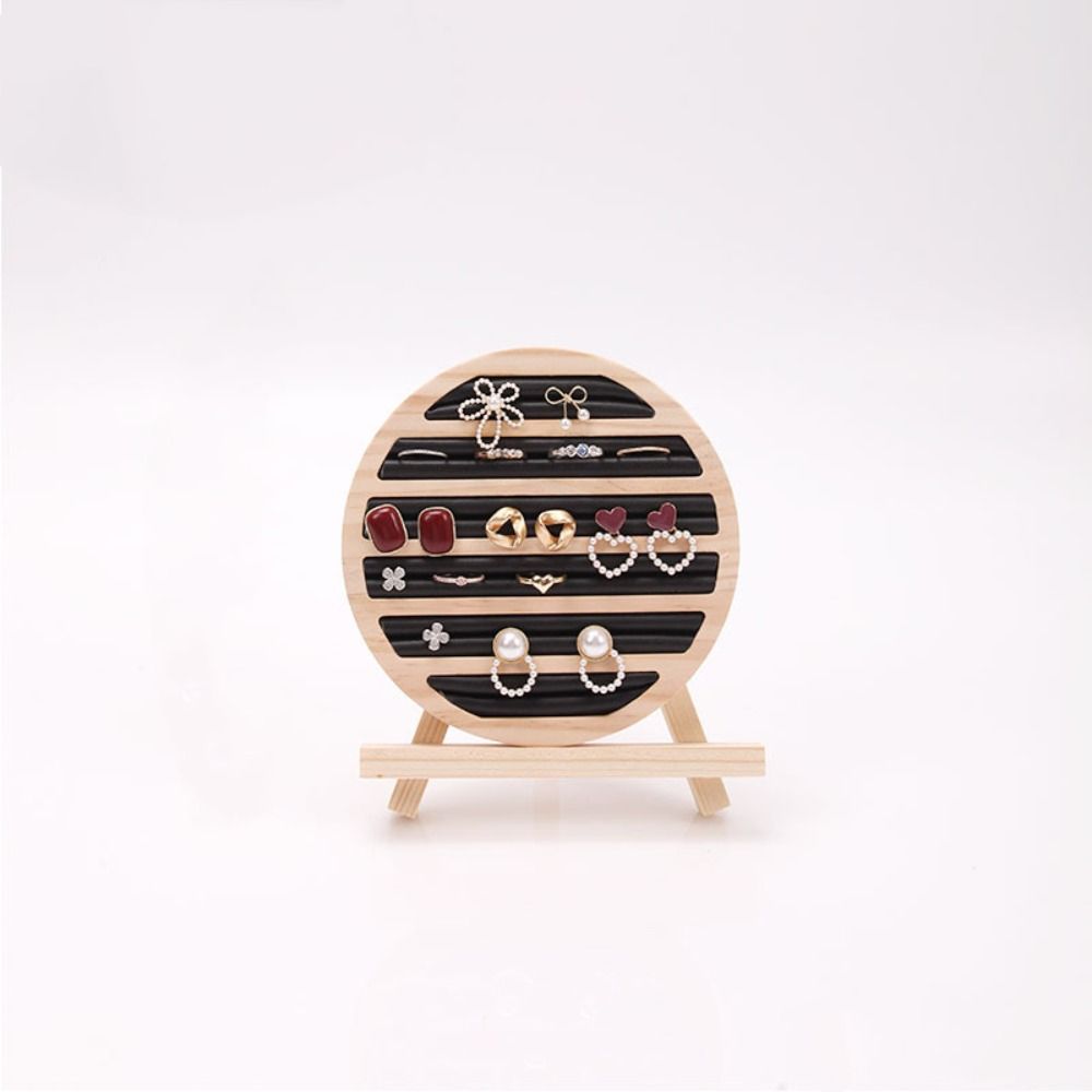 Round Shape Ring Earring Holder Storage Tray Jewelry Organizer  Jewelry Accessories