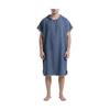 Men's and Women's Sauna Poncho with Through Pocket, Quick Drying, Water Absorbent, Cold Protection, Changing Towel, Sauna, Long Sleeve, Thick,