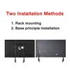 14-100 Inches Universal Table TV Stand Base LCD Flat Screen Table Top Pedestal Mount Iron Easy Installaation Load Up To 45KG Black