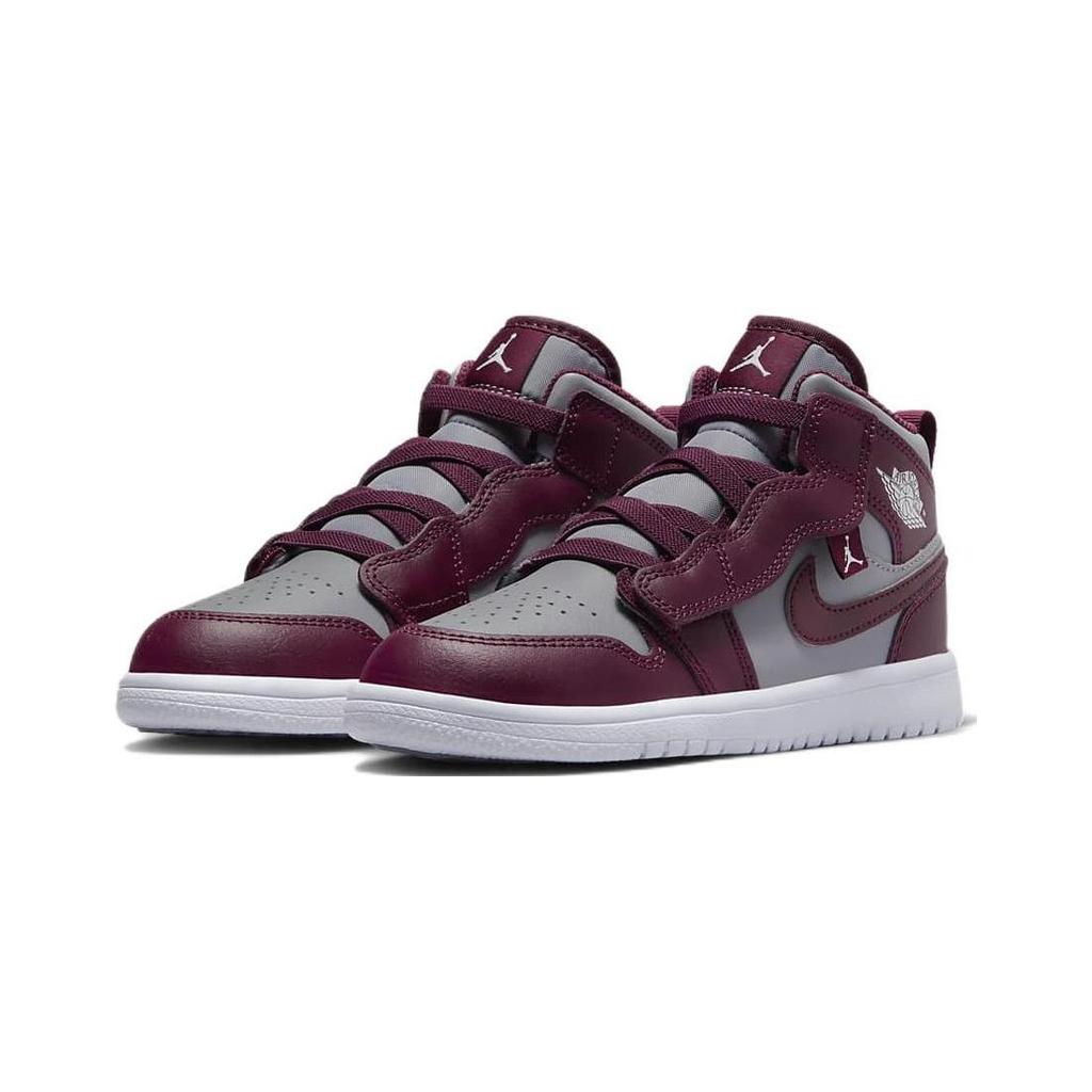 (PS) Air Jordan 1 Mid Alt 'Bordeaux' Kids' DQ8427-615