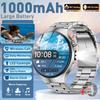 2026 New Military 1000mAh Battery Men's Smart Watch For Men Health Monitoring Bluetooth Call 100+ Sports Mode Flashlight Sport Fitness Smartwatch