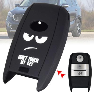 Silicone Key Case Cover For Kia Rio Ceed Soul Sportage Sorento Carens Picanto 2013-2018 Keyless Fob Shell Skin Holder Protector
