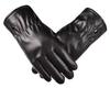 Winter Touchscreen Leather Gloves Fleece Lined Windproof Warm for Motorcycle Riding and Driving
