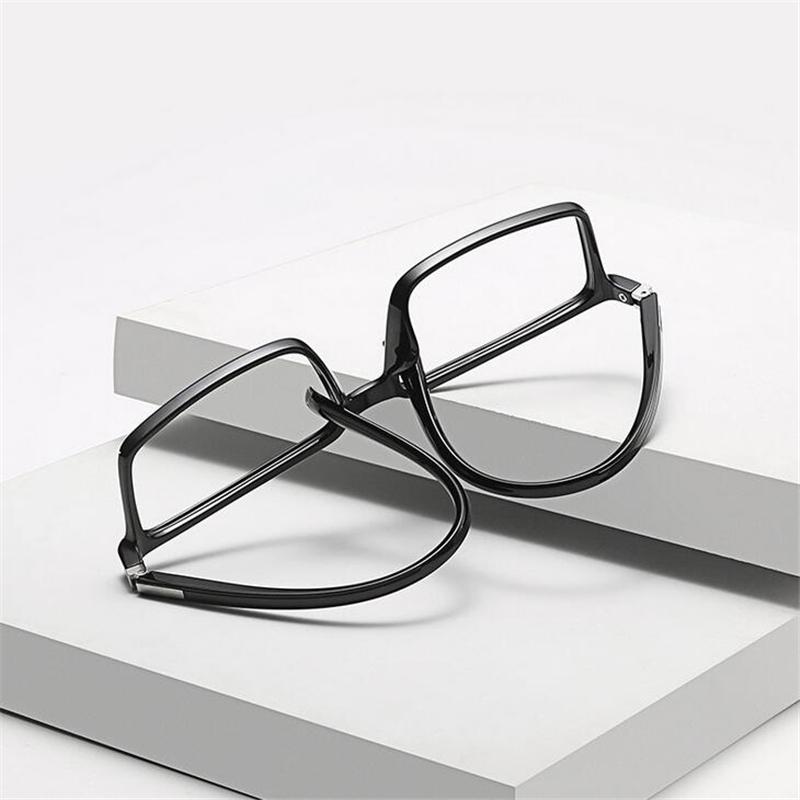 Anti-Blue Light Square Prescription Eyeglasses Women Men  Myopia Lens Optical Spectacle Myopes Lunettes 0 -0.5 -0.75 To -4.0