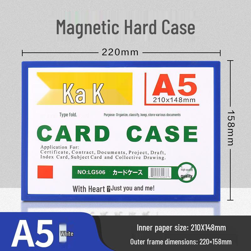 Kashi Magnetic Signboard: A-type Strong Magnetic Label for Shelves & Cabinets, with Buckle Feature
