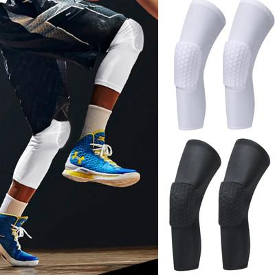 Basketball Knee Pads Running Protector Compression Sleeves Honeycomb Foam Brace Knee Pads Volleyball Sports Support Fitness Gear