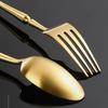LIU304 Stainless Steel Dessert Fork - Small Waist Design