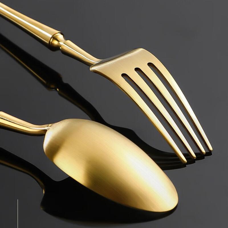 LIU304 Stainless Steel Dessert Fork - Small Waist Design