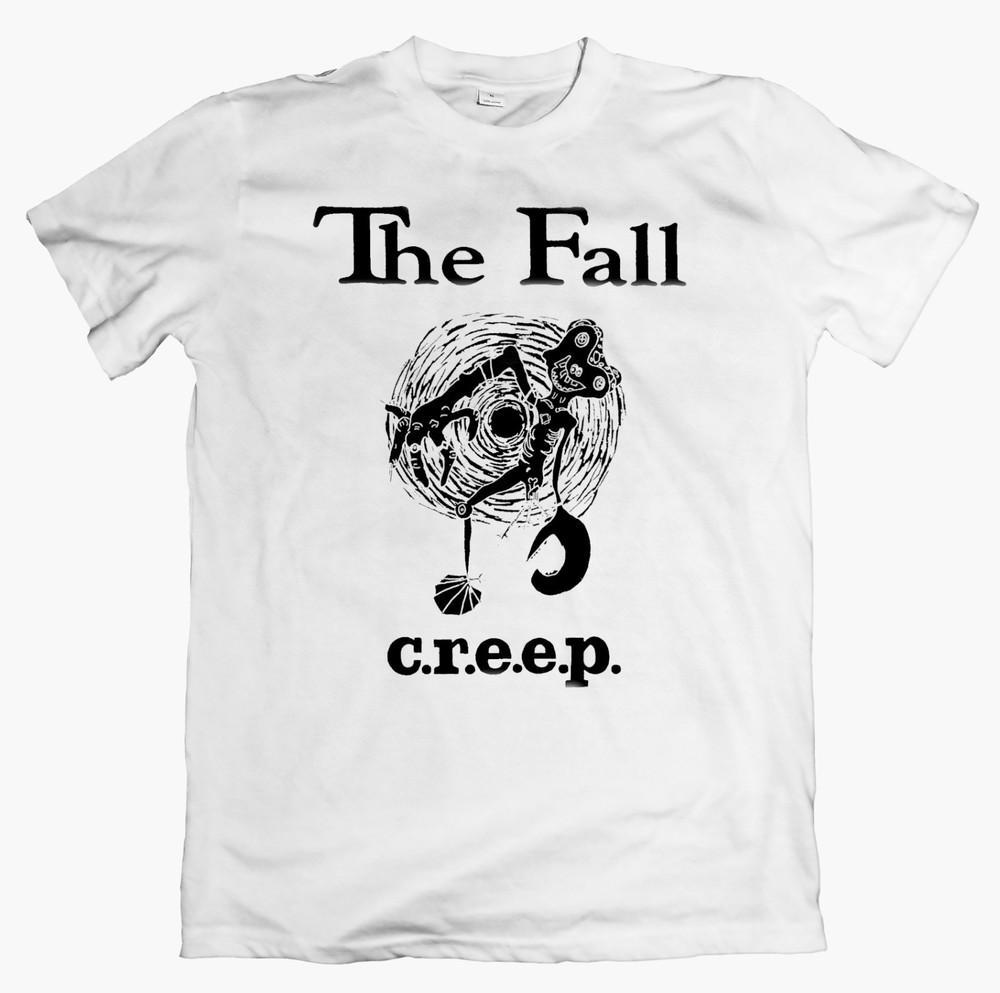 The fall creep tshirt 80s post punk band graphic tee wonderful frightening world S