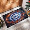 Chelsea FC Printed Flannel Area Rug Non Slip Soft Polyester Floor Carpet Indoor Decor Mat for Bedroom Living Room Sofa Game Room Home Decoration