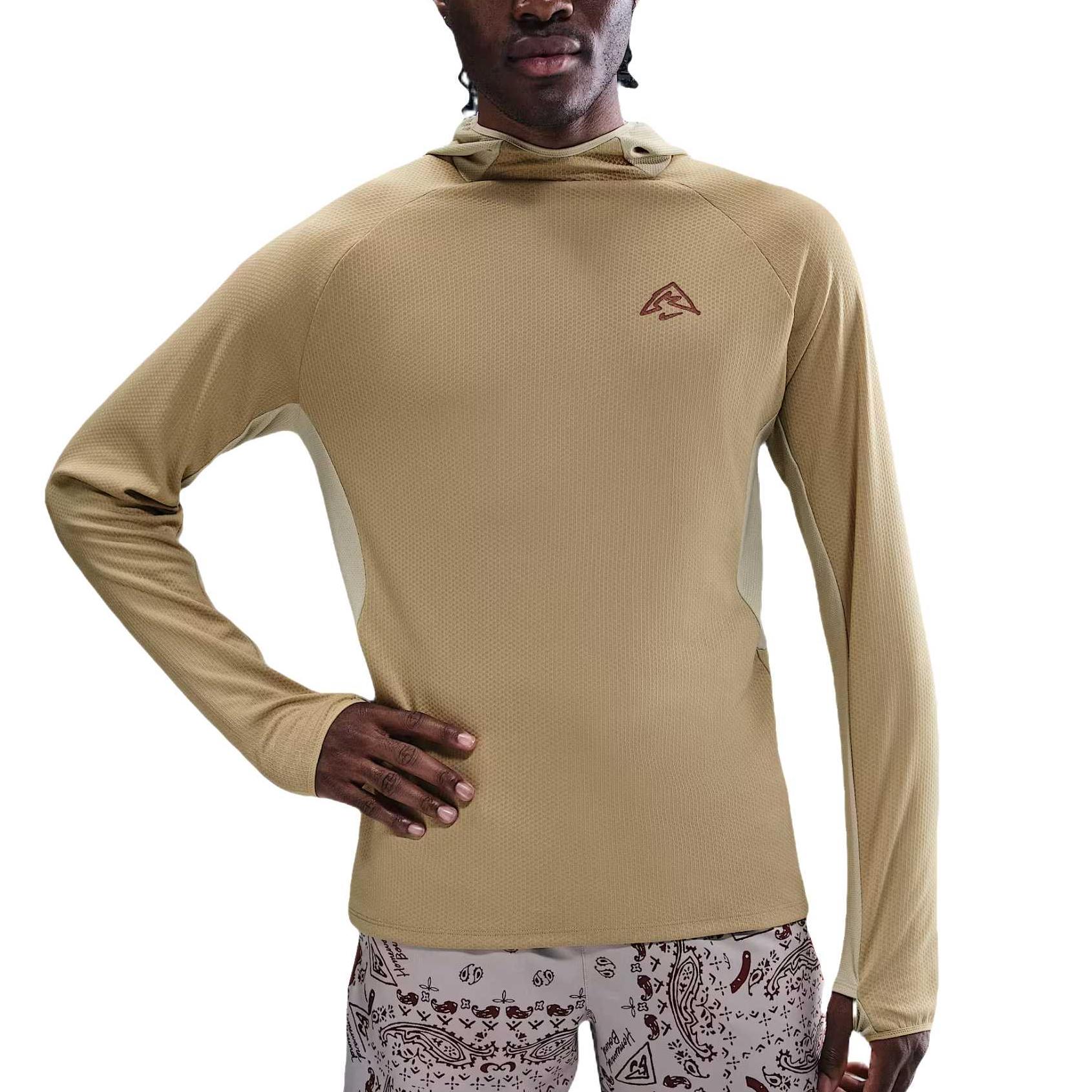 

Nike Dri-Fit UV Trail Универсальная Мягкая Удобная Трендовая Толстовка Мужские толстовки Коричневый HJ4172-297 XL