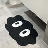 Cartoon Shaped Diatom Mud Water Absorption Pad Household Bathroom Bathroom Anti Slip and Dirty Resistant Foot Mat Door Carpet Floor Mat