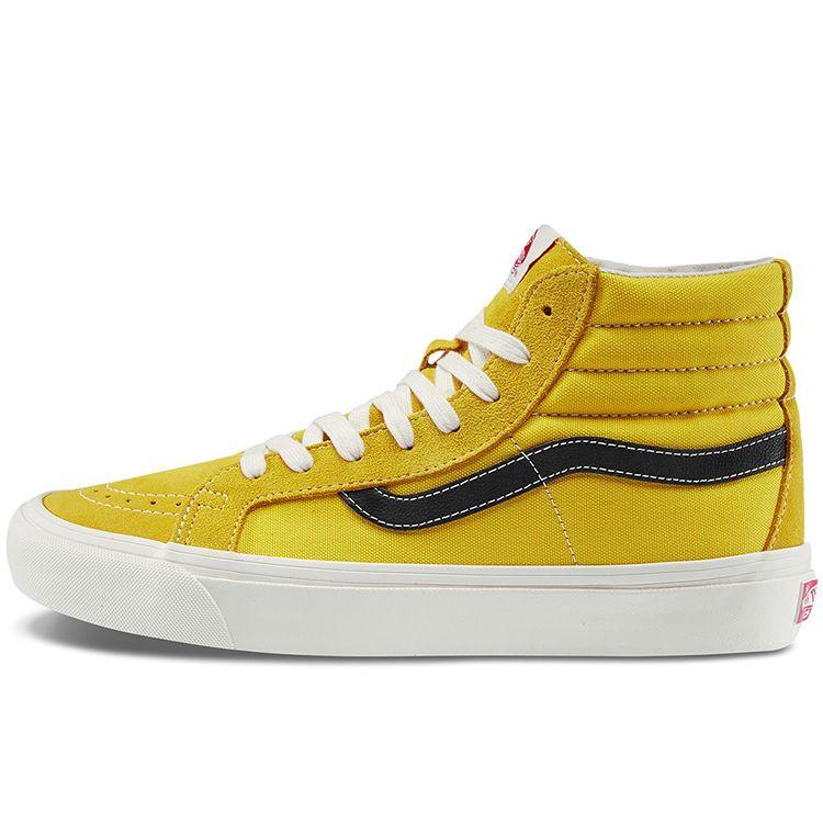 

Кроссовки унисекс Vans OG Sk8-Hi LX Old Hold Желтый Черный VN0A4BVBVZ6