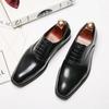 Fashion Fashion Business Men Shoes Formal Lace Up Dress Shoes Men Oxfords Footwear High Quality Leather Shoes for Men