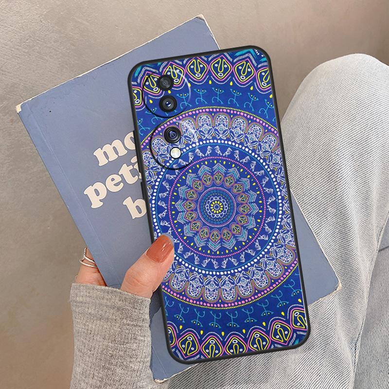 

Чехол с индийским узором мандала для Honor Magic 8 Pro 5 6 7 Lite Чехол для Honor 200 400 90 70 50 X8a X8b X9a X9b X9c Honor 90