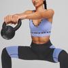 Puma Low Impact Strong Strappy Bra With Letter Print Women Underwear Purple 522225-28