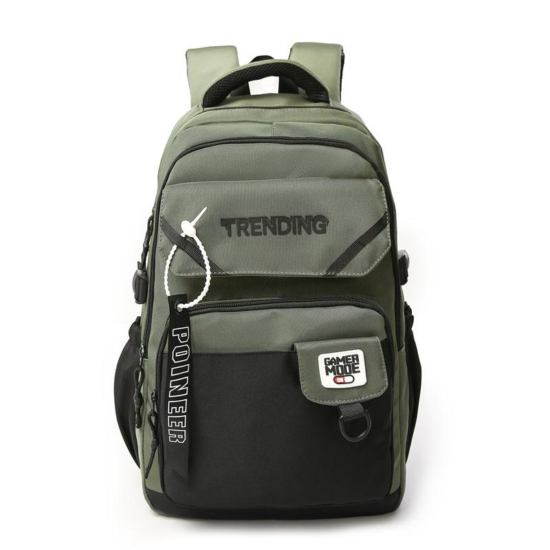 Men's Large Capacity Backpack Travel Computer Backpack Women's Junior Senior High School Student Schoolbag